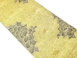 花尽くし模様織出しリバーシブル全通袋帯